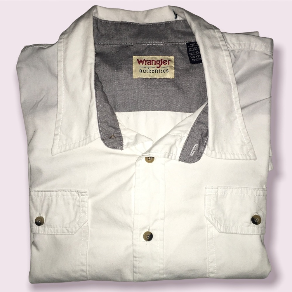 Wrangler Short Sleeved Button Down Size 3XL